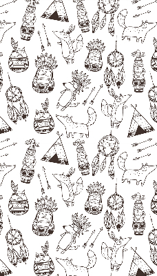 Rolgordijn verduisterend Getekende afbeeldingen