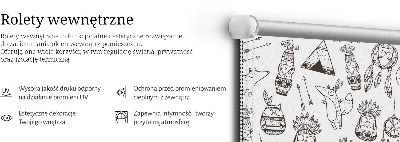 Rolgordijn verduisterend Getekende afbeeldingen