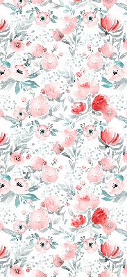 Rolgordijn verduisterend Roze klaproos