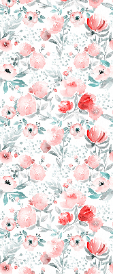 Rolgordijn verduisterend Roze klaproos