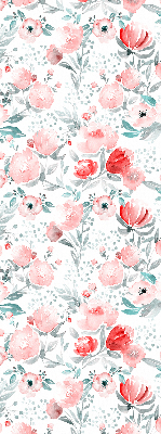 Rolgordijn verduisterend Roze klaproos