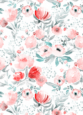 Rolgordijn verduisterend Roze klaproos