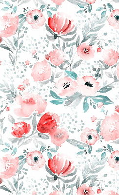 Rolgordijn verduisterend Roze klaproos