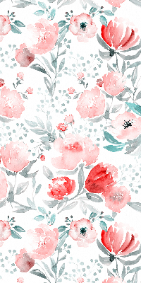 Rolgordijn verduisterend Roze klaproos