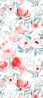 Rolgordijn verduisterend Roze klaproos