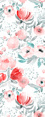 Rolgordijn verduisterend Roze klaproos