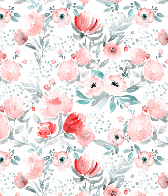 Rolgordijn verduisterend Roze klaproos