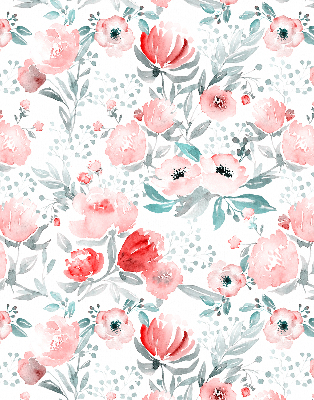 Rolgordijn verduisterend Roze klaproos