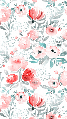 Rolgordijn verduisterend Roze klaproos