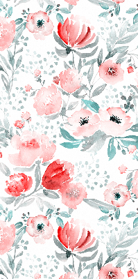 Rolgordijn verduisterend Roze klaproos