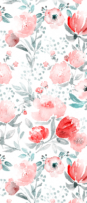 Rolgordijn verduisterend Roze klaproos