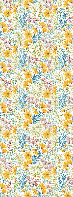 Rolgordijn voor het raam Bloemen