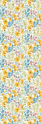 Rolgordijn voor het raam Bloemen