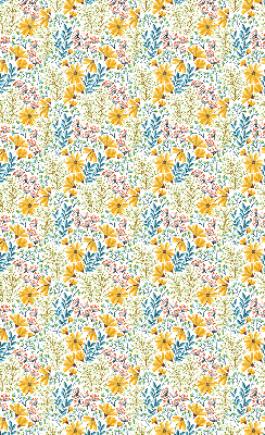 Rolgordijn voor het raam Bloemen