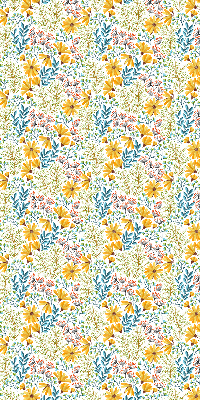 Rolgordijn voor het raam Bloemen