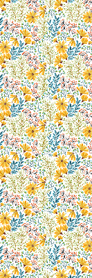 Rolgordijn voor het raam Bloemen