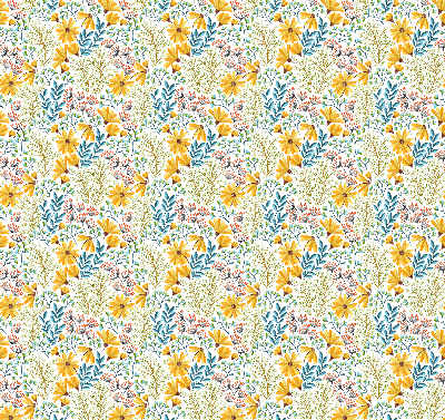 Rolgordijn voor het raam Bloemen