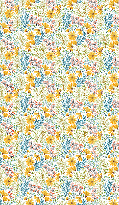 Rolgordijn voor het raam Bloemen