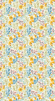 Rolgordijn voor het raam Bloemen