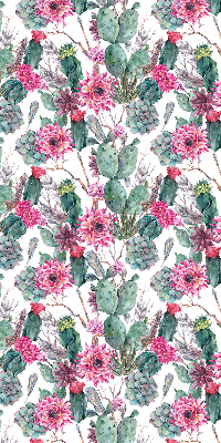 Rolgordijn voor het raam Cactusbloem