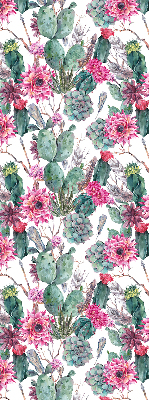 Rolgordijn voor het raam Cactusbloem