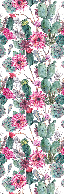 Rolgordijn voor het raam Cactusbloem