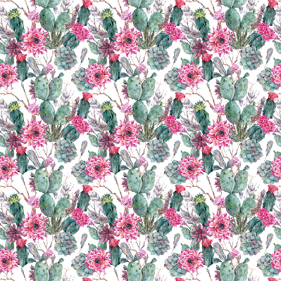 Rolgordijn voor het raam Cactusbloem