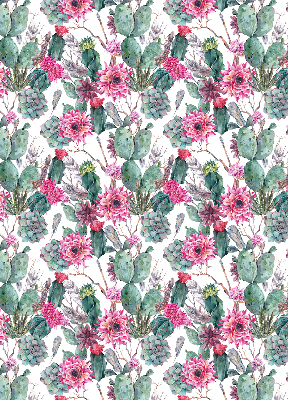 Rolgordijn voor het raam Cactusbloem