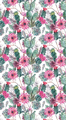 Rolgordijn voor het raam Cactusbloem