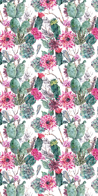 Rolgordijn voor het raam Cactusbloem