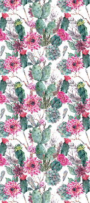 Rolgordijn voor het raam Cactusbloem