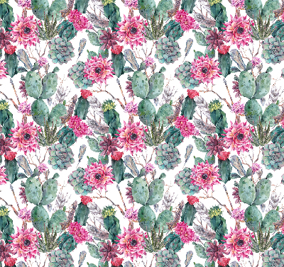 Rolgordijn voor het raam Cactusbloem