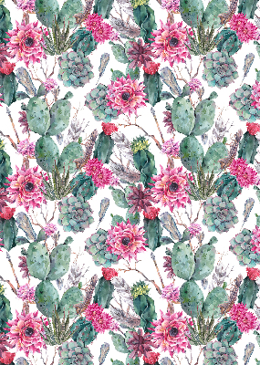 Rolgordijn voor het raam Cactusbloem