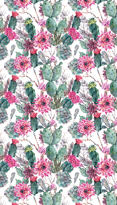 Rolgordijn voor het raam Cactusbloem