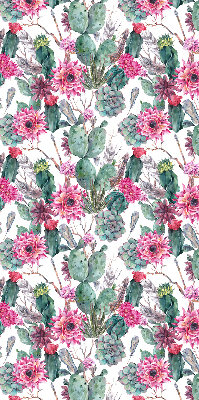 Rolgordijn voor het raam Cactusbloem