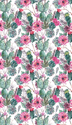 Rolgordijn voor het raam Cactusbloem