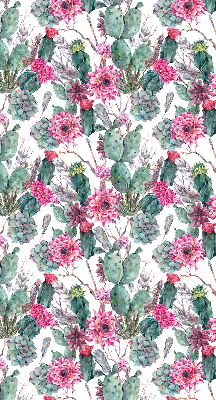 Rolgordijn voor het raam Cactusbloem