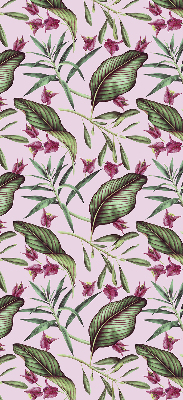 Rolgordijn voor het raam Tropische bladeren