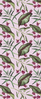 Rolgordijn voor het raam Tropische bladeren