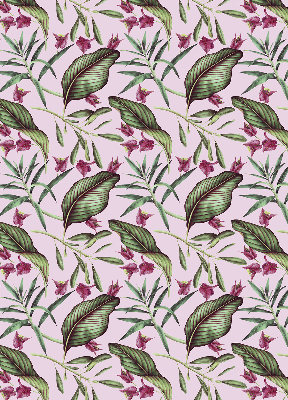 Rolgordijn voor het raam Tropische bladeren