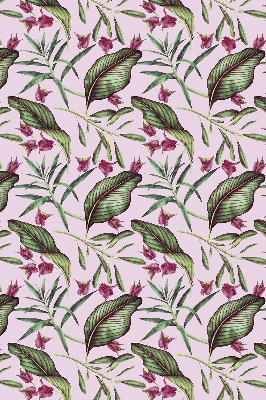 Rolgordijn voor het raam Tropische bladeren