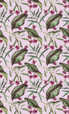 Rolgordijn voor het raam Tropische bladeren