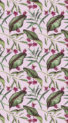 Rolgordijn voor het raam Tropische bladeren