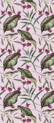 Rolgordijn voor het raam Tropische bladeren