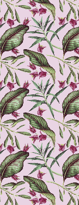 Rolgordijn voor het raam Tropische bladeren