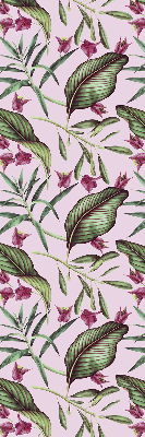 Rolgordijn voor het raam Tropische bladeren