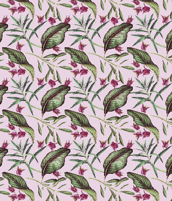 Rolgordijn voor het raam Tropische bladeren