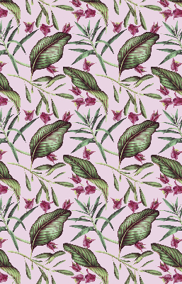 Rolgordijn voor het raam Tropische bladeren