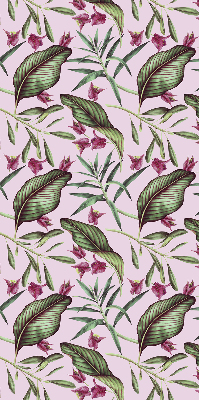 Rolgordijn voor het raam Tropische bladeren