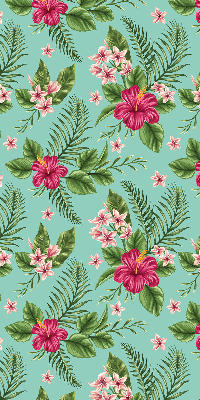 Rolgordijn voor het raam Exotische planten